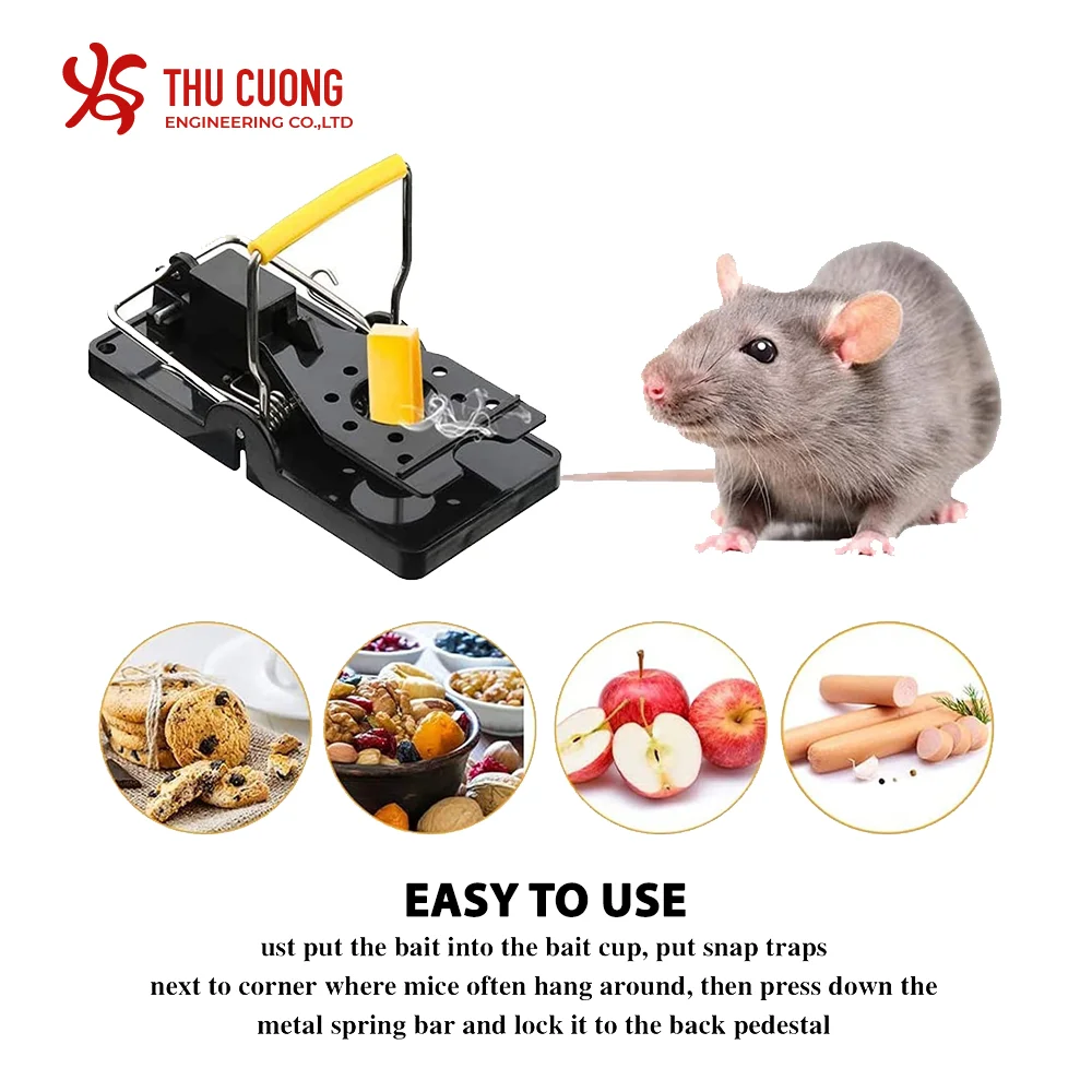 New Best-sellers easy-to-install mouse trap of 2023 Pest control product Effective against rodents Eco-friendly Easy bait Cheap