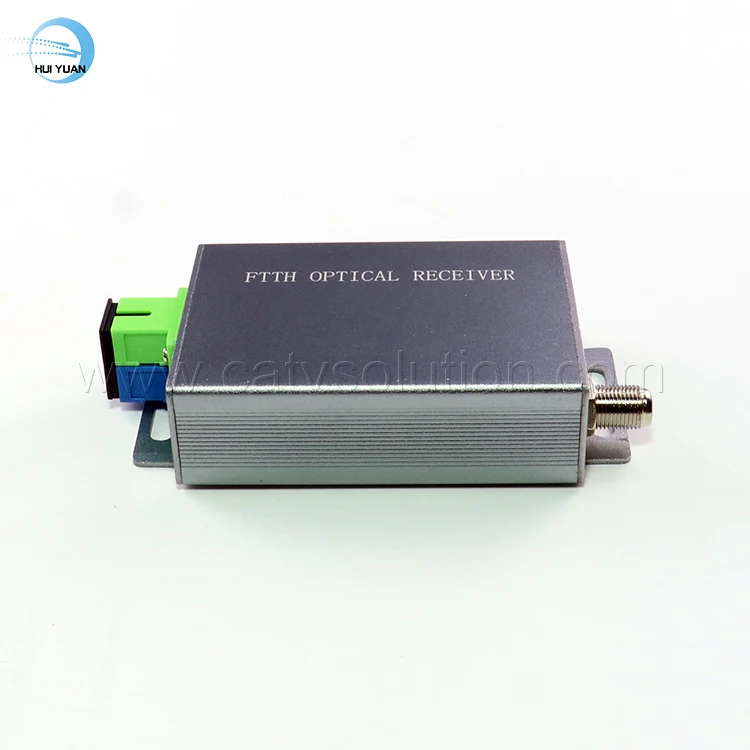 FTTH 1550nm CATV+SATV WDM Optical Receiver satellite 1 Output Fiber Optical WDM Mini Node Receiver