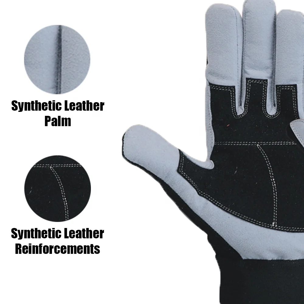 Custom XL Mechanic Work Gloves with Extreme Grip Anti-Slip Reinforced Performance Rigger Hand Gloves Made from PU Material