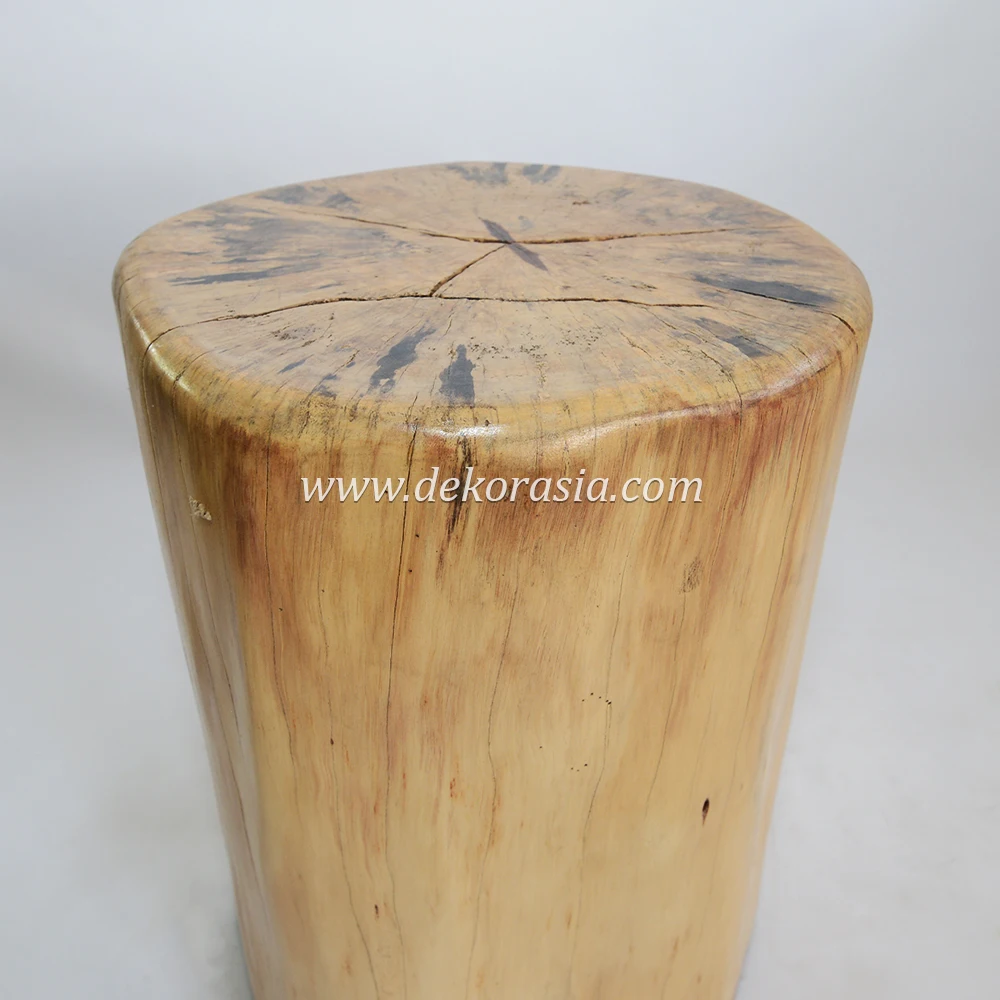Modern round Wooden Ottoman Stool Customizable Natural Wood Seat Living Room Home Hotel Bar Apartment Villa Decorative Furniture