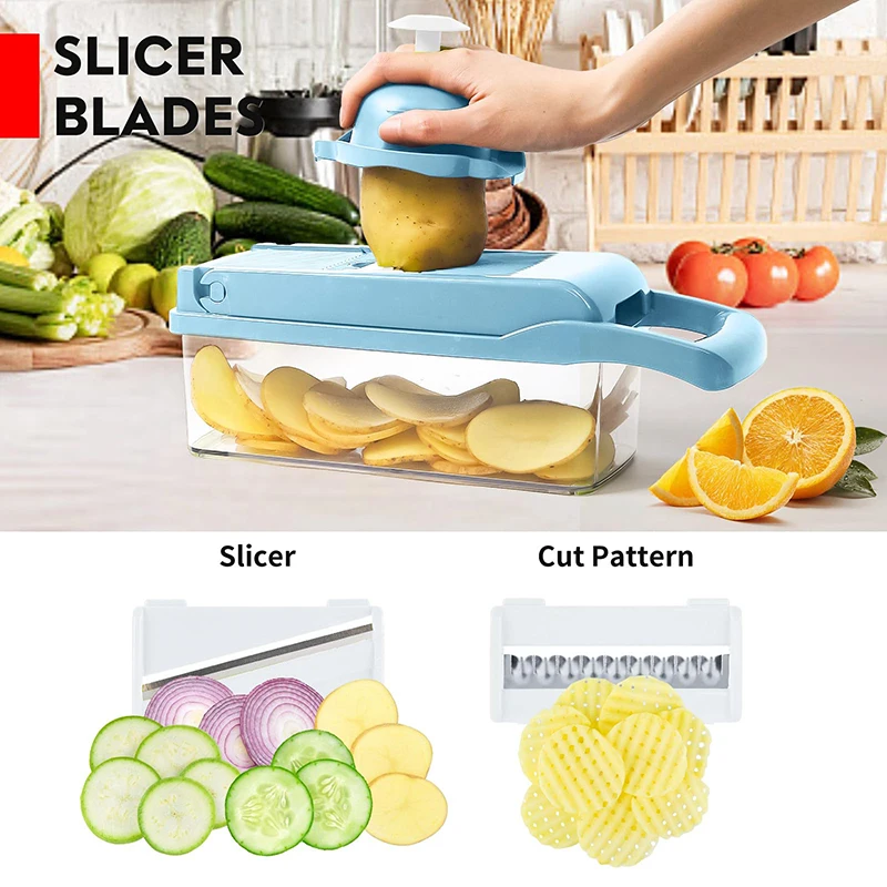 Attractive Pricing Manual Operation Safe Protective Design Stainless Steel Factory Supply Creative Vegetable Chopper