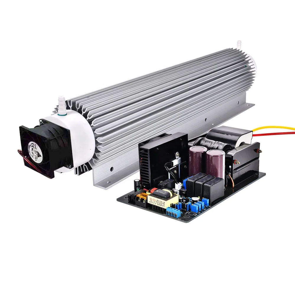 Adjustable quartz 10-60g ozone generator/ ozone parts with power supply