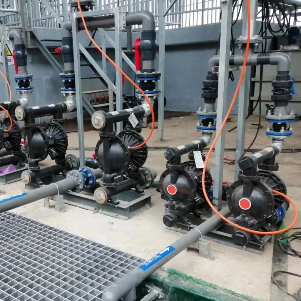 Aluminum alloy material diaphragm pump chemical wear pneumatic diaphragm pump acid diaphragm pumps