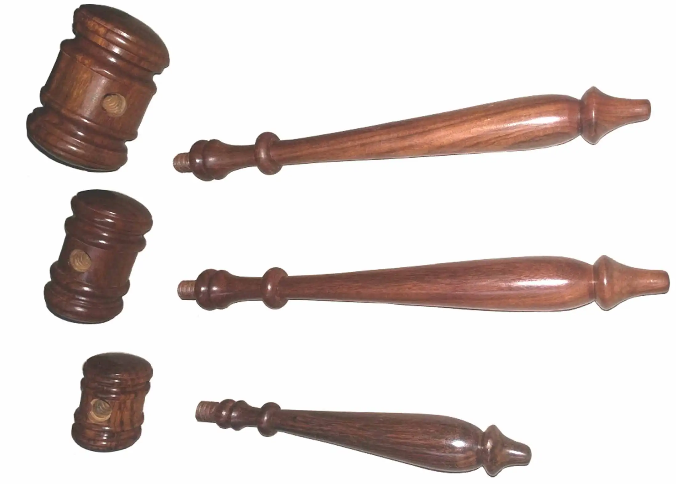 Exquisite Wooden Handmade Gavel with Detachable board Gavel with ring Wedding Promotion Automotive &Insurance Industry Thank You