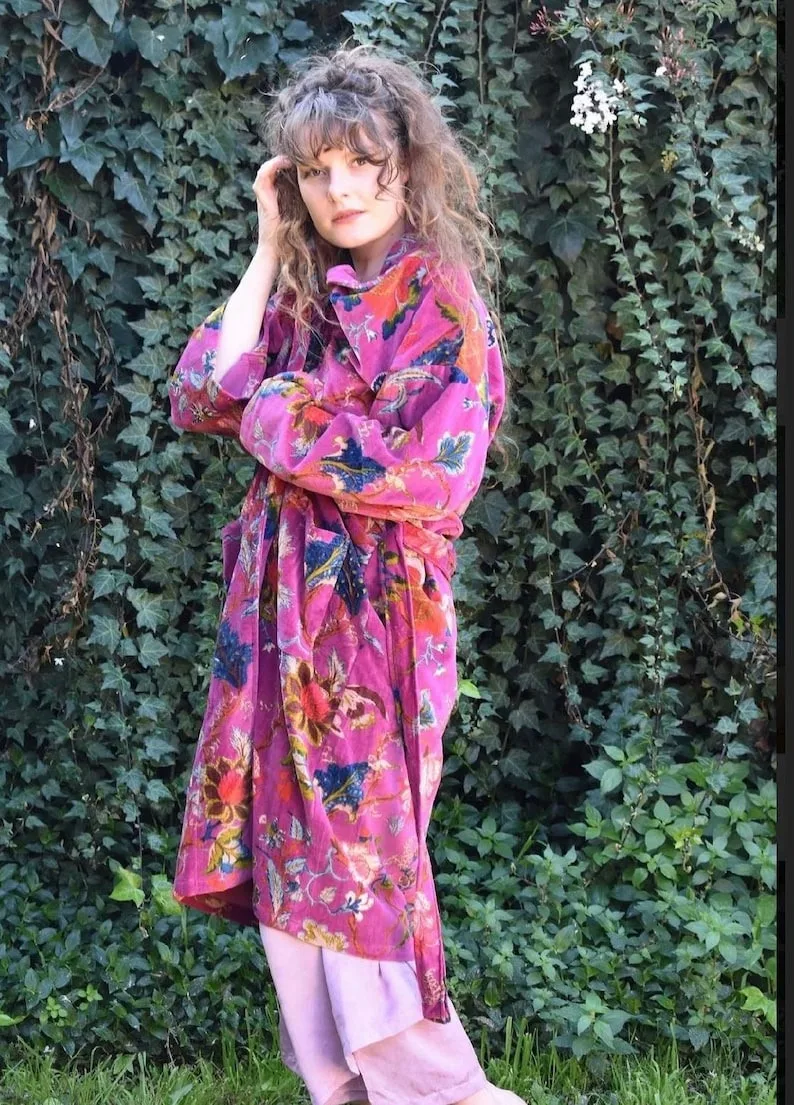 2023 Fashion New Print Boho Vacation Wear Kimono Available in Different Sizes and Color from Indian Exporter