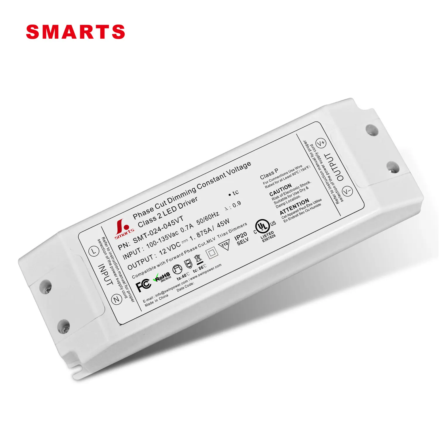38w led driver 45w load limit triac dimmable 12v 24v led driver module