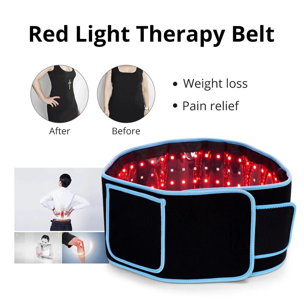 US Stock New Arrival Red Light Therapy Lipoaser Belt Body Fat Slimming 105 LED Red Infared 660nm/850nm Loss Belt