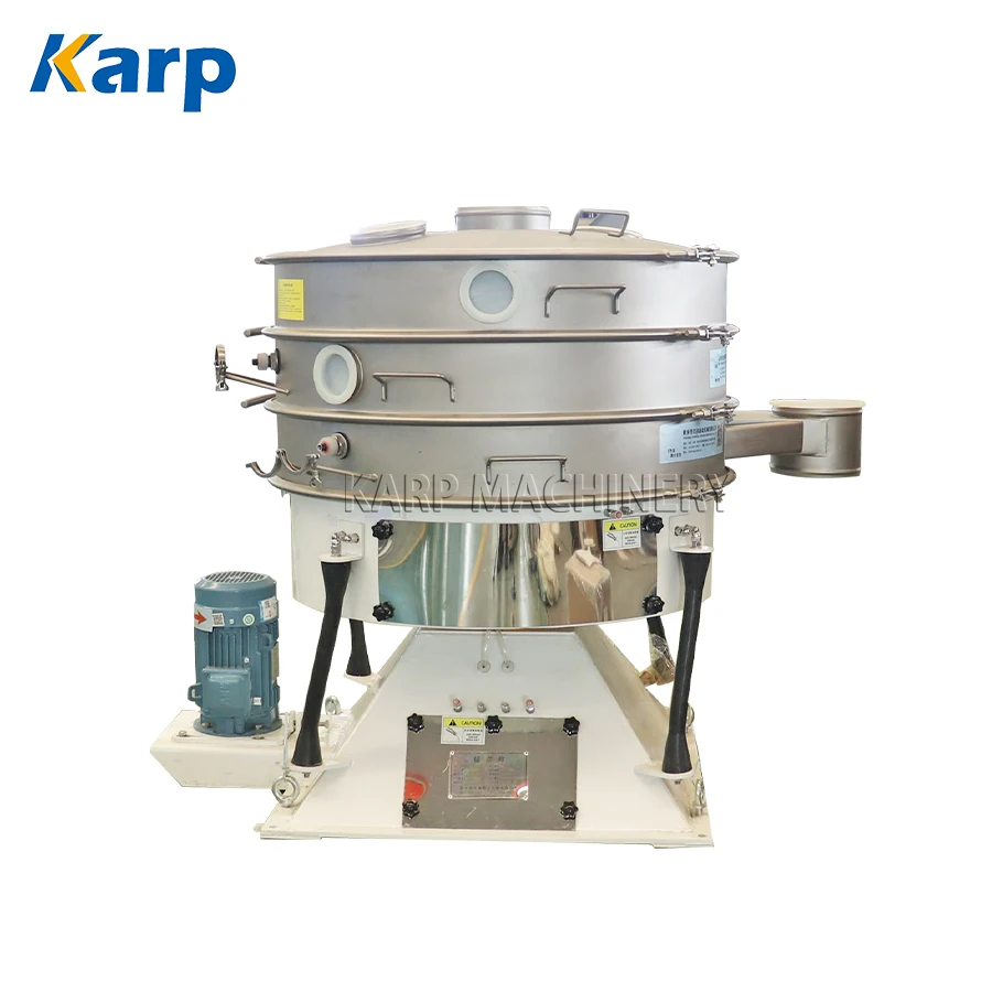 Durable Sugar Powder Tumbler Screen Vibrating Sieve for Flavoring and Seasoning Material