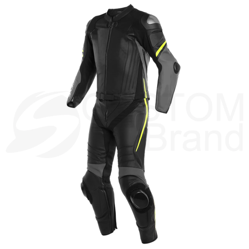 Custom Unisex Men Women Motorbike Motorcycle Knuckle Protective Leather Suit Moto GP Leather Racing Suit