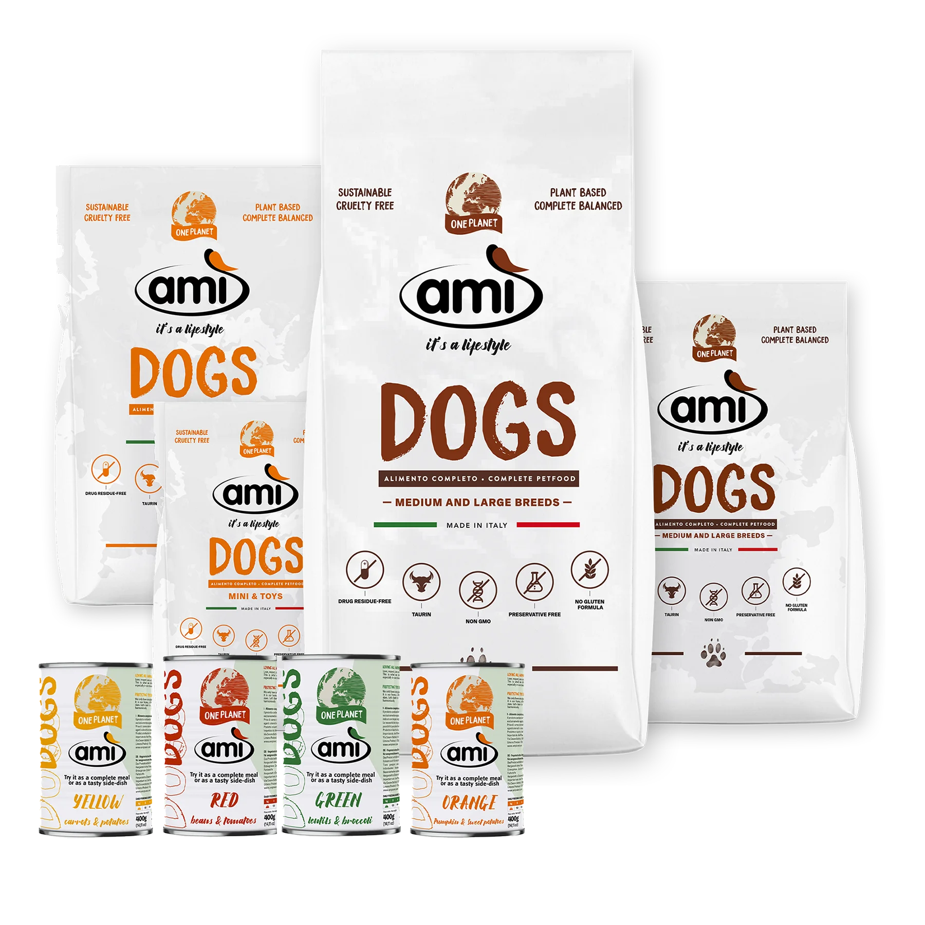 Собака супер премиум корм для домашних животных 100% растения на основе крупных и средних пород сделано в Италии собак 12 кг