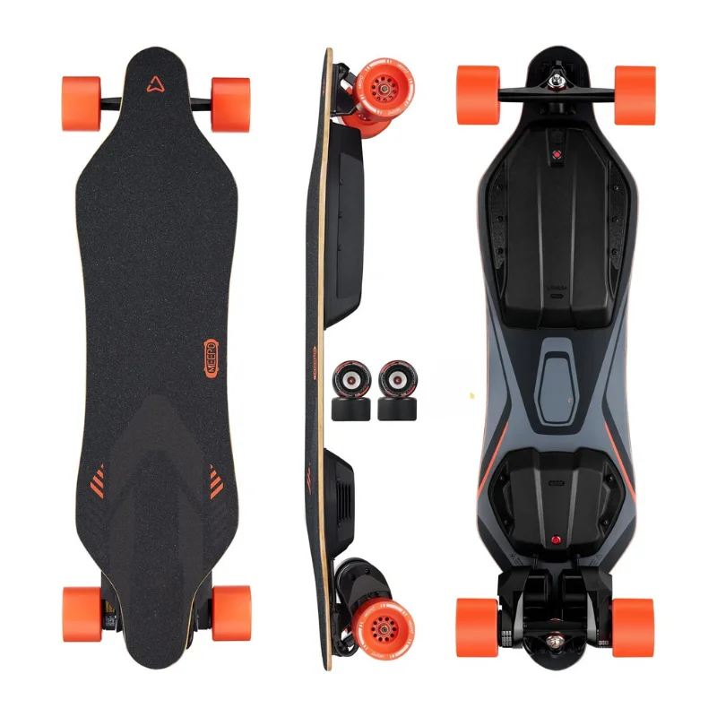 SPECIAL PRICE  Electric Longboard Skateboard for Adults | 31 MPH Top Speed, 31 Miles Range, 2800W*2 Belt Motor, Bamboo