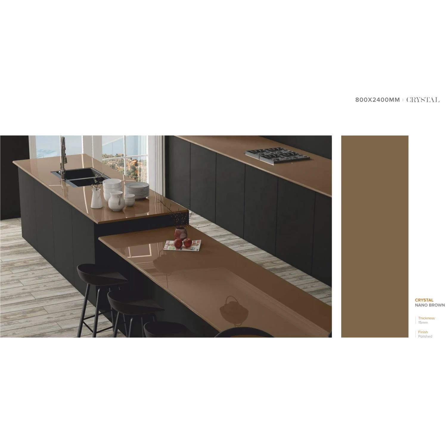 Хрустальная белая дизайнерская керамическая плитка 800x2400x15 мм большая плита для кухни настольный декоративный защищающий от царапающихся матовых поверхностей на открытом воздухе