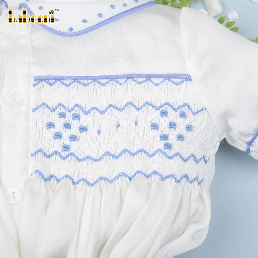 Cute Geometric smocking set for little boys - BC887