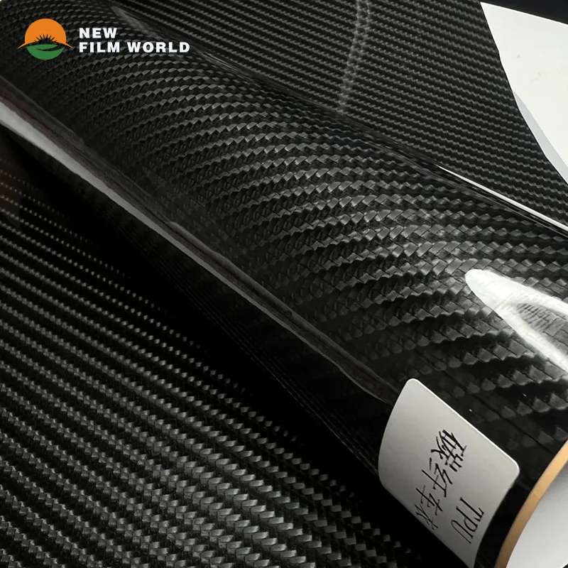 Заводская Продажа, углеродное волокно, устойчивое к пожелтению прозрачное 1,52 м * 15 м ppf tpu ppf Защитная пленка для краски