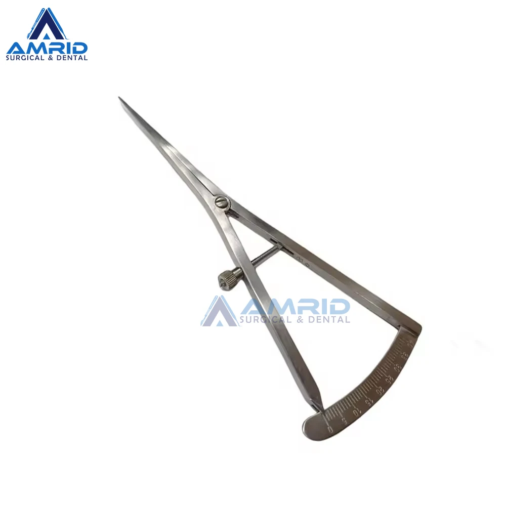 Высококачественный зубной суппорт Castroviejo с прямым измерением регулируемая нержавеющая сталь амрид хирургический