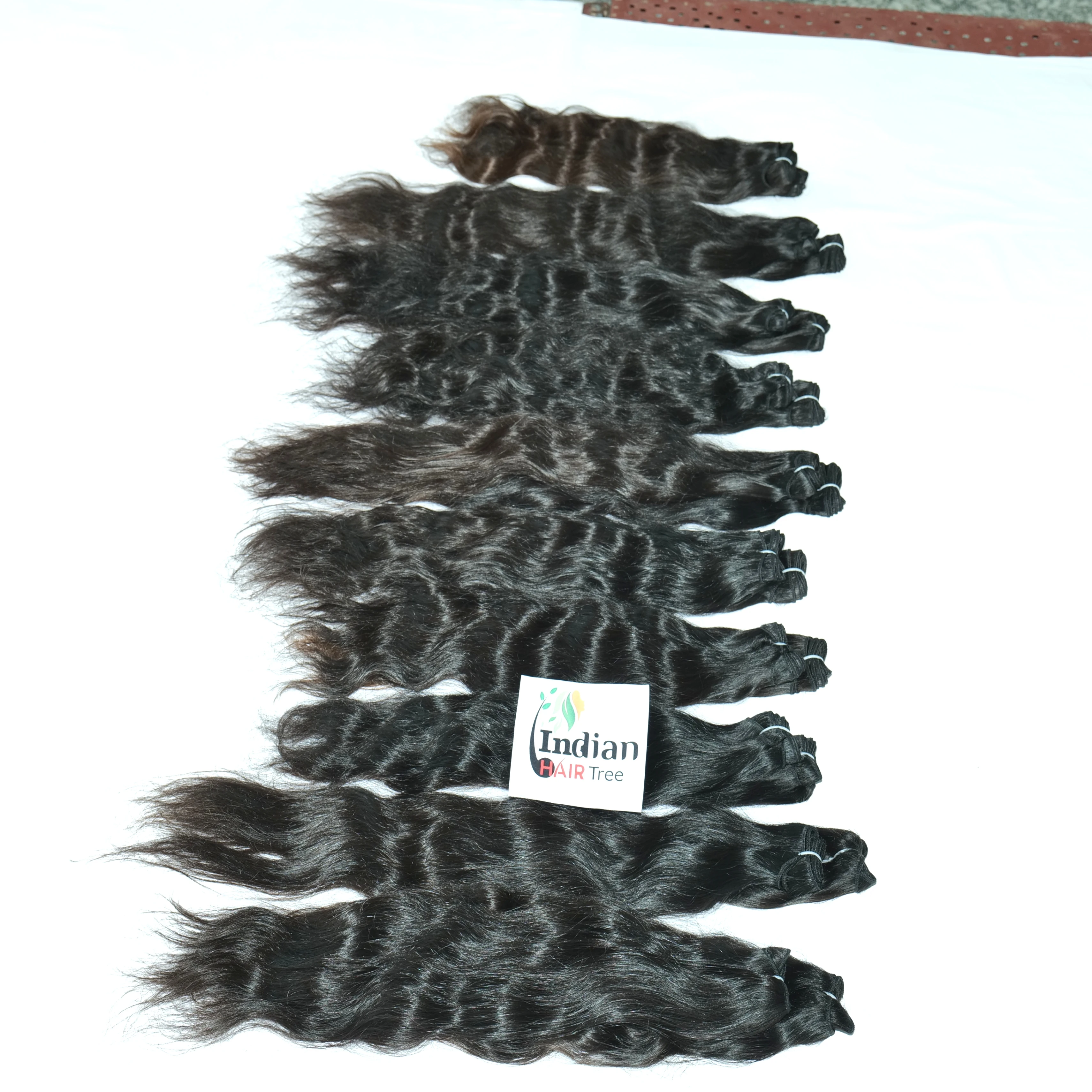 Raw Indian 100% Human Hair Weave Single Donor Double Weft Human Unprocessed Cuticle Aligned human Hair extensions