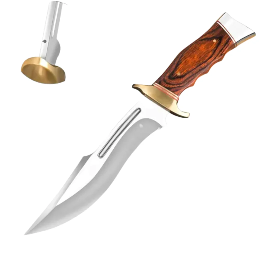 Top Selling 12 Inches Bowie Knife with Sheath High Quality Fixed Blade Hunting Knife for Hunting and Camping