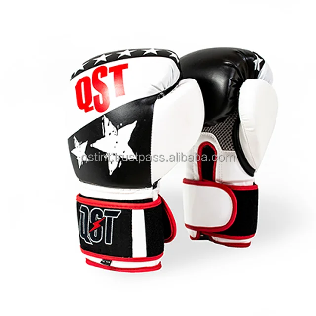 Fusion Style Premium Quality Boxing Gloves Multi Layer Foam Padded Boxing Training Gloves Napa Leather Made by QST Boxing Gloves