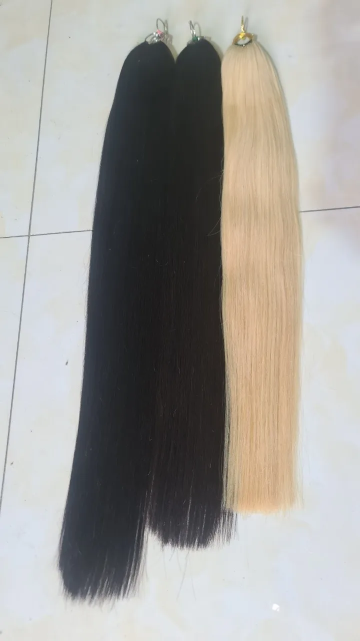 Human Straight hair extension products 100% human hair feather hair extension Vietnam High Quality raw vietnamese hair