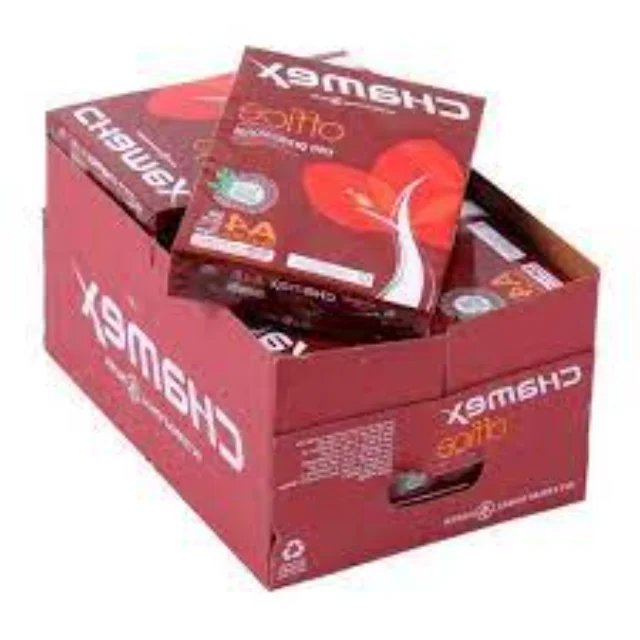 Papel A4 75g ECO Chamex Copy Paper 80gsm Resma De Papel Chamex Packaging:10 Reams A3/a4/letter Size/legal Size White 2.5kg,70g.