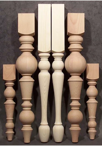 Wood Spindles Unpainted Baluster for Home Sturdy Stair Spindles Best selling wood Carved