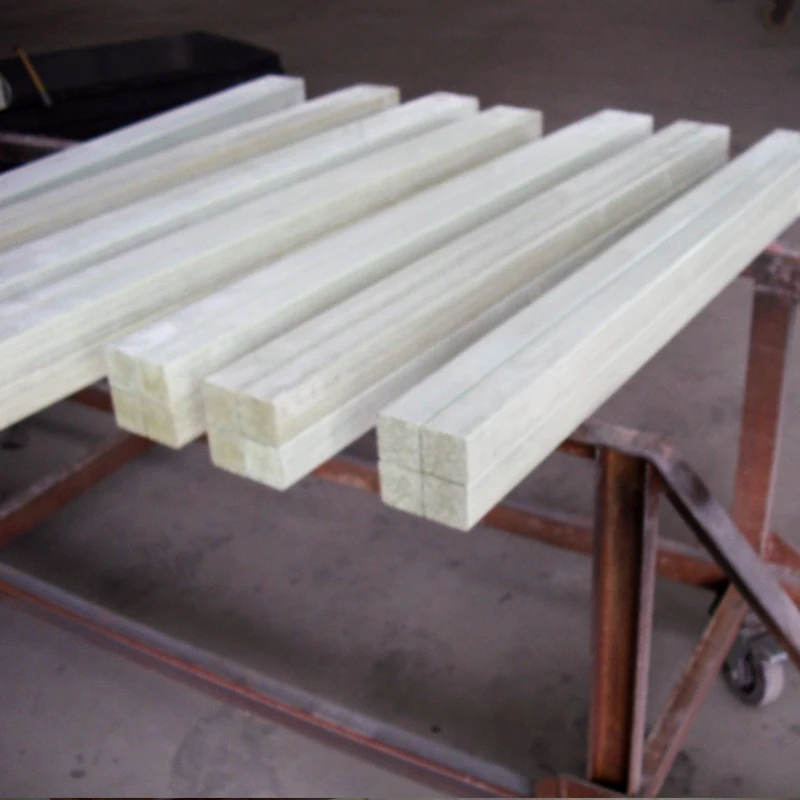Excellent Composite Solid FRP Pultrusion Square  Rectangle Tube Fiber Glass Rod