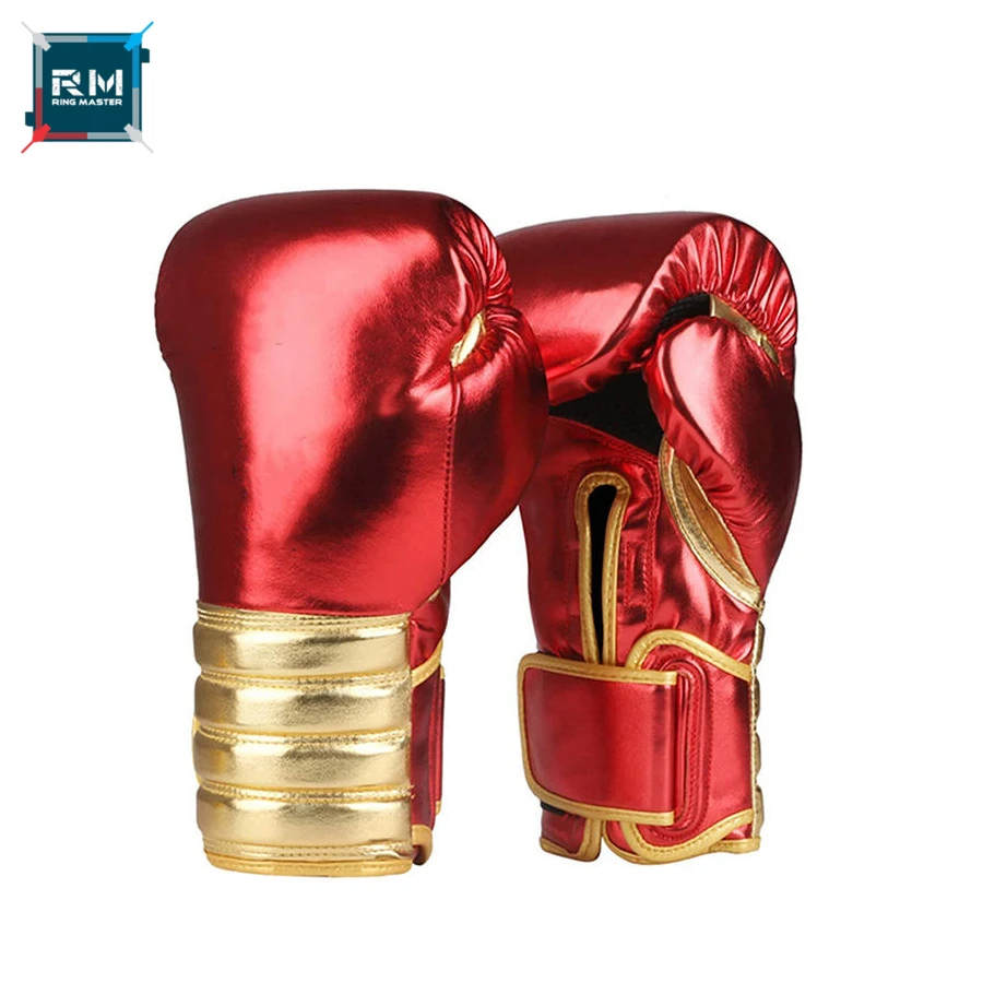 New Sports Gloves Best Selling Mix Fight Leather Lace up Boxing Gloves Muay Thai Training Punching Bag Kicking MMA Glove