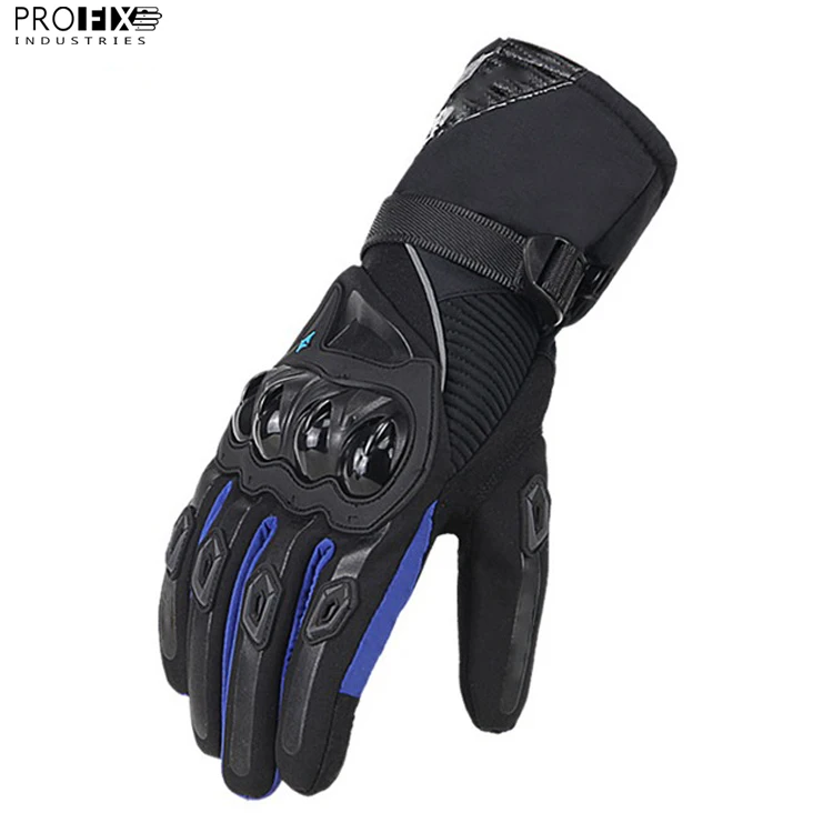 Customized Logo Printed Full Finger Waterproof Motorcycle Professional Motorbike Racing Gloves