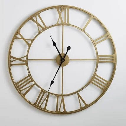 Manufactory Direct Home Office Round Dial Wall Clock Quartz Decorative Wedding & Home Decorative Wall Clocks