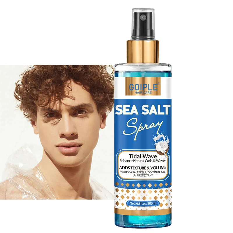 Private Label Texturizer Spray for Hairstyles Texture and Shine Hair Sea Salt for Men Styling Strong Holding Spray 200ML