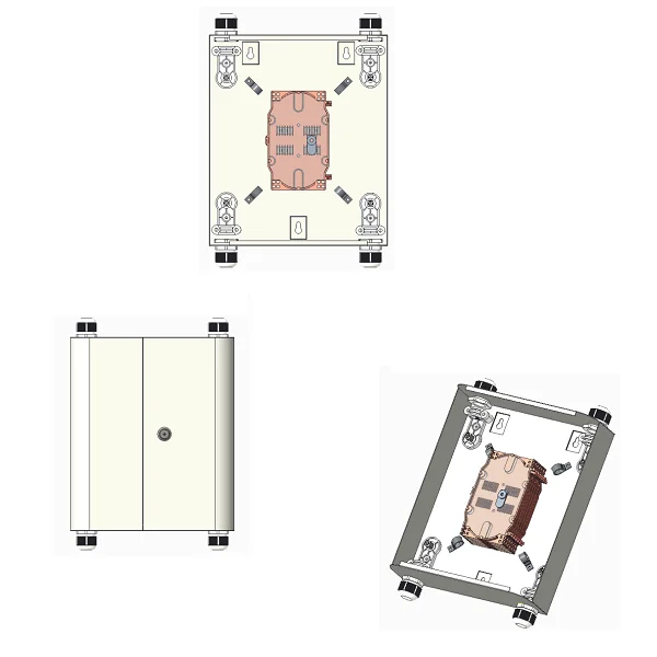 FTTX/Data Center Optic Fiber Cable Management Storage Box/Container Wall mounted