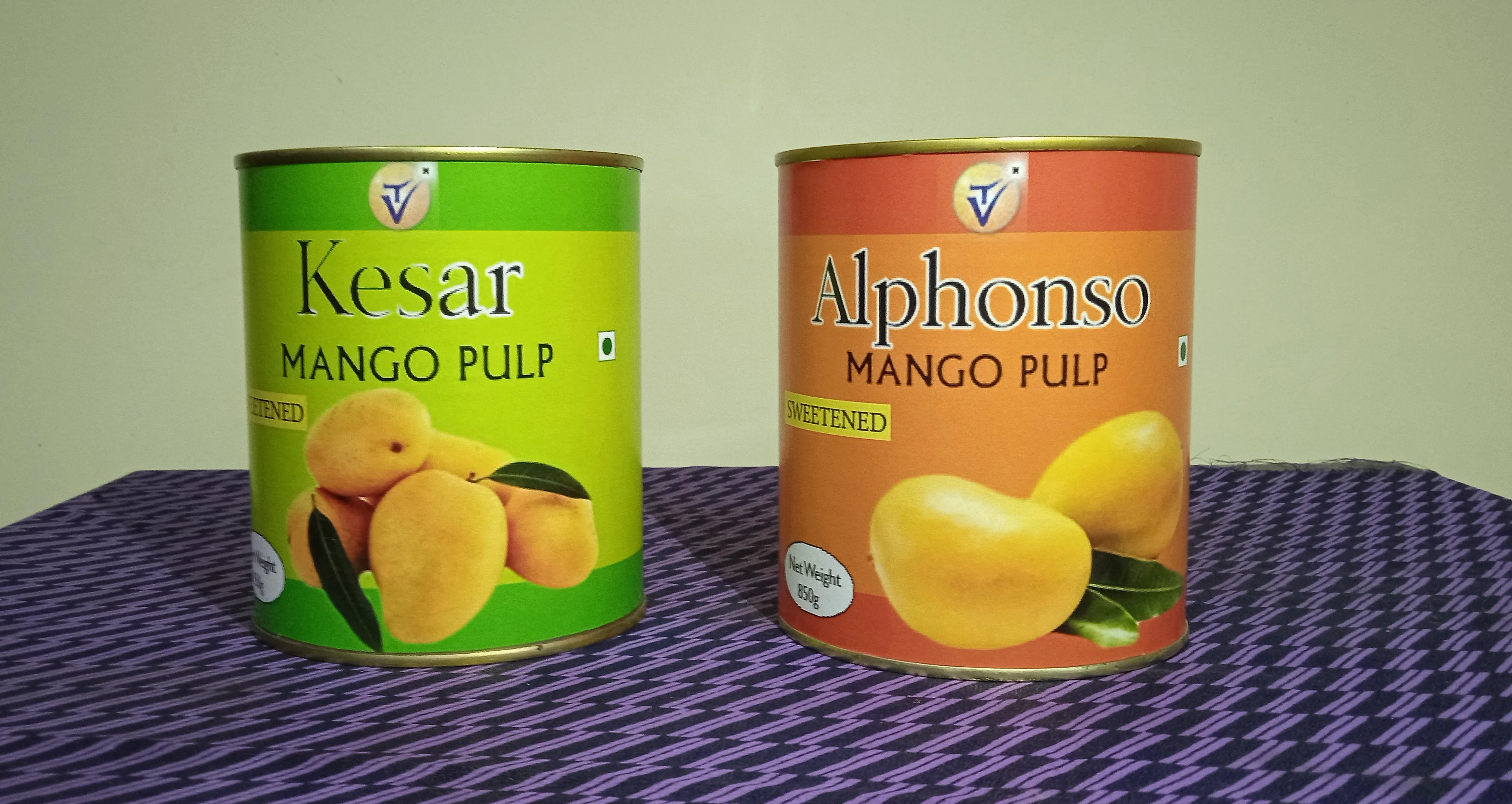 Пресноводная маркировка Kesar из целлюлозы манго 850