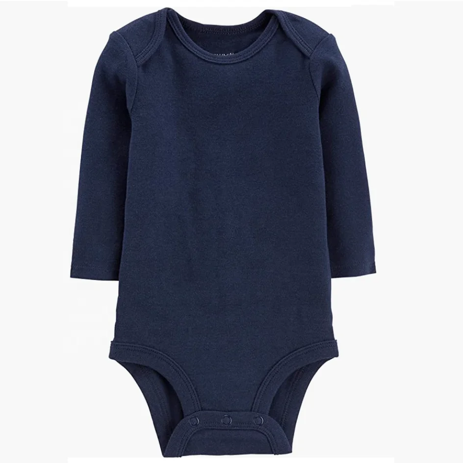 Plain Body Suit for Printing and Ready to Wear Baby Romper Baby Long Sleeve Full Short Sleeve OEM Service Unisex Autumn Knitted