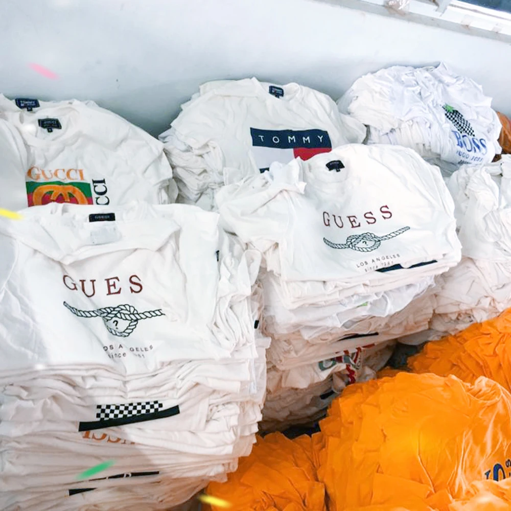 Heavy Weight Plain Blank White Cotton Blend Tshirts Wholesale for Men Custom Blank T shirts with Logo Custom Printed