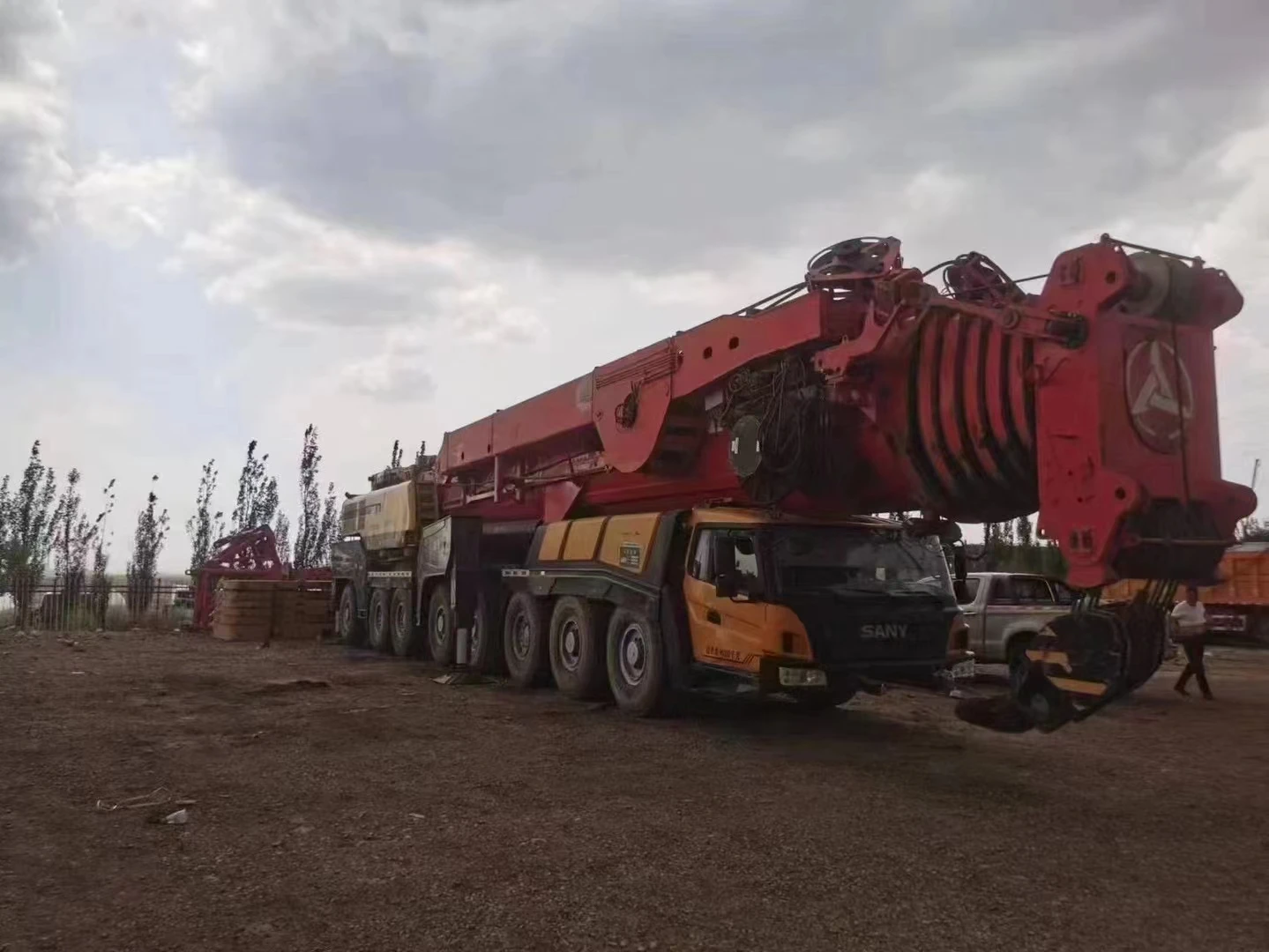 SANNY STC800 80 ton Used Crane Truck  Hydraulic Truck Crane in Efficine Hoist System