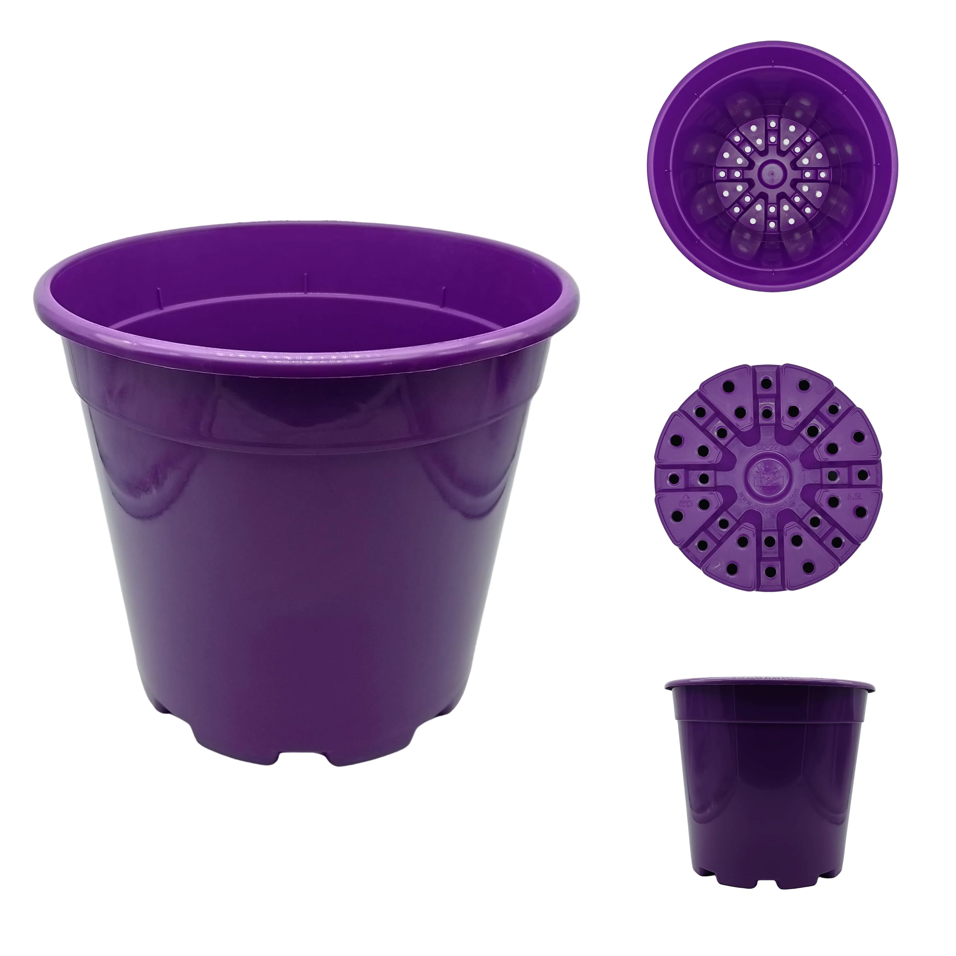 Wholesale Durable Plastic Nursery Pots Cultivation Series Plants and Flowers Injection Mold Different Gallon Various Colors