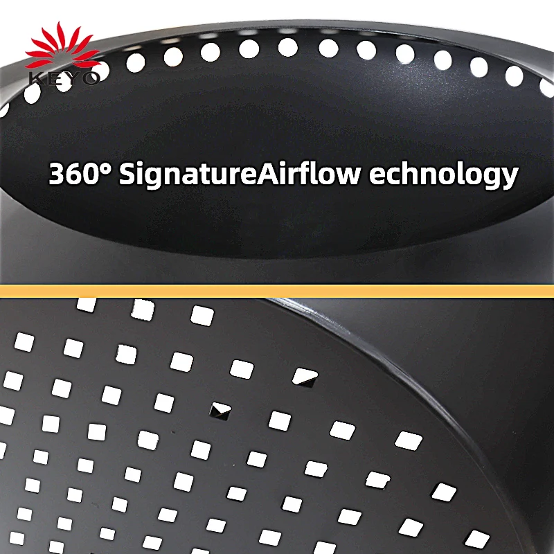 22 Inch fire Pit Stove Wood Fired Burning Foldable Portable Smokeless Fire Pits