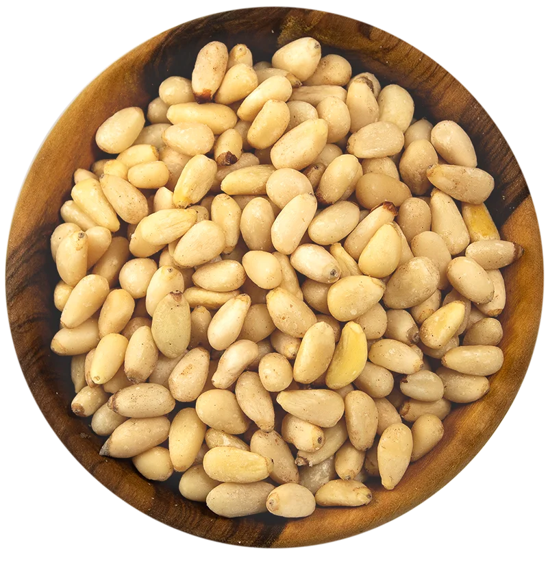 Premium Quality Organic Raw Pine Nuts Large Kosher Whole Pignolias Kernel Roasted Dried Food and Snack Use