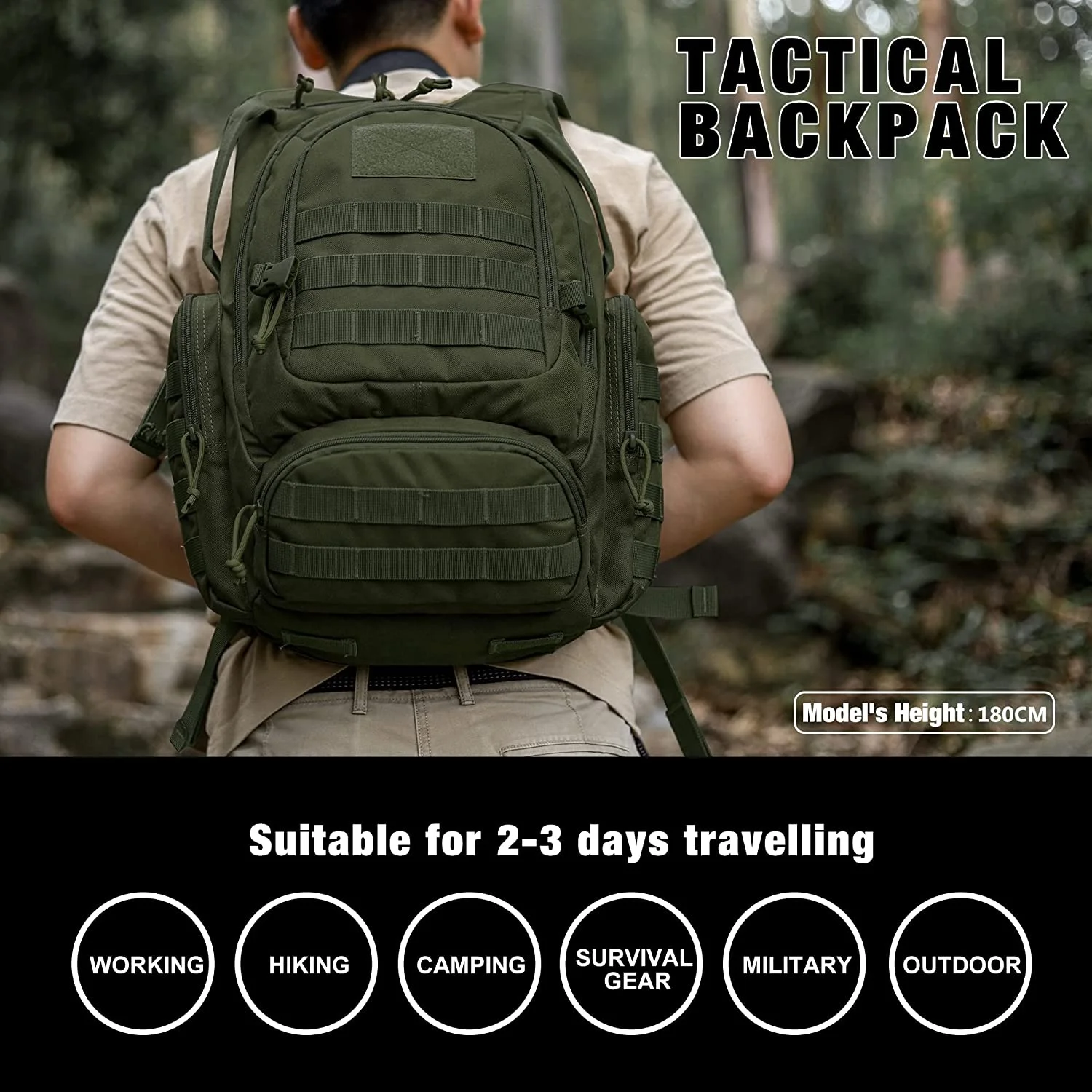 Newest Design Tactical Back pack Sports Outdoor Travel Hunting Hiking Tactical Backpack Bags for Men Women