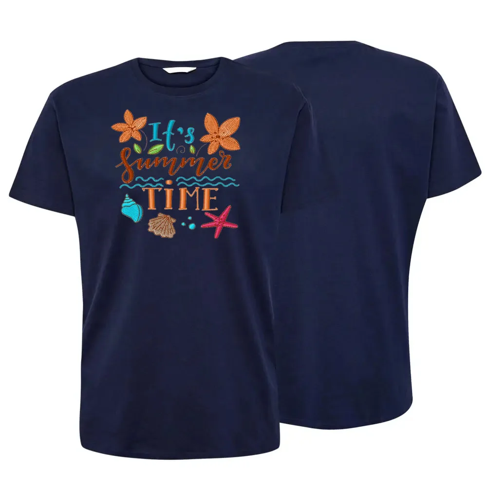 Quick Dry Wholesale T Shirt Embroidery Low MOQ Plus Size Custom Design Men T-Shirts Computerized T Shirt Embroidery Machine