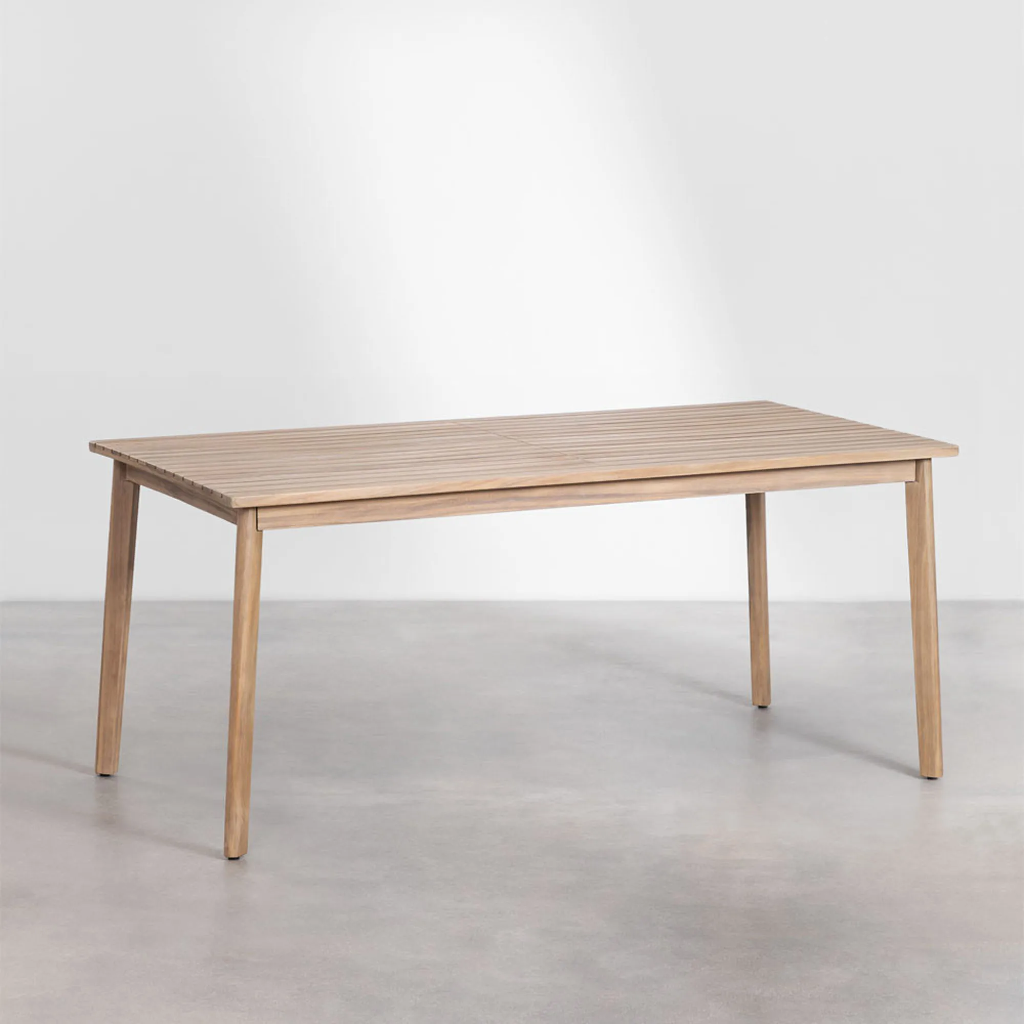 Outdoor rectangular table and arm chair furniture luxury rattan patio set  - Holcers