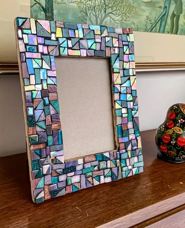 Marvel Look Mosaic Stylish Mosaic Antique Photo Frame For Home Decoration And Office With Low Price High  Quality