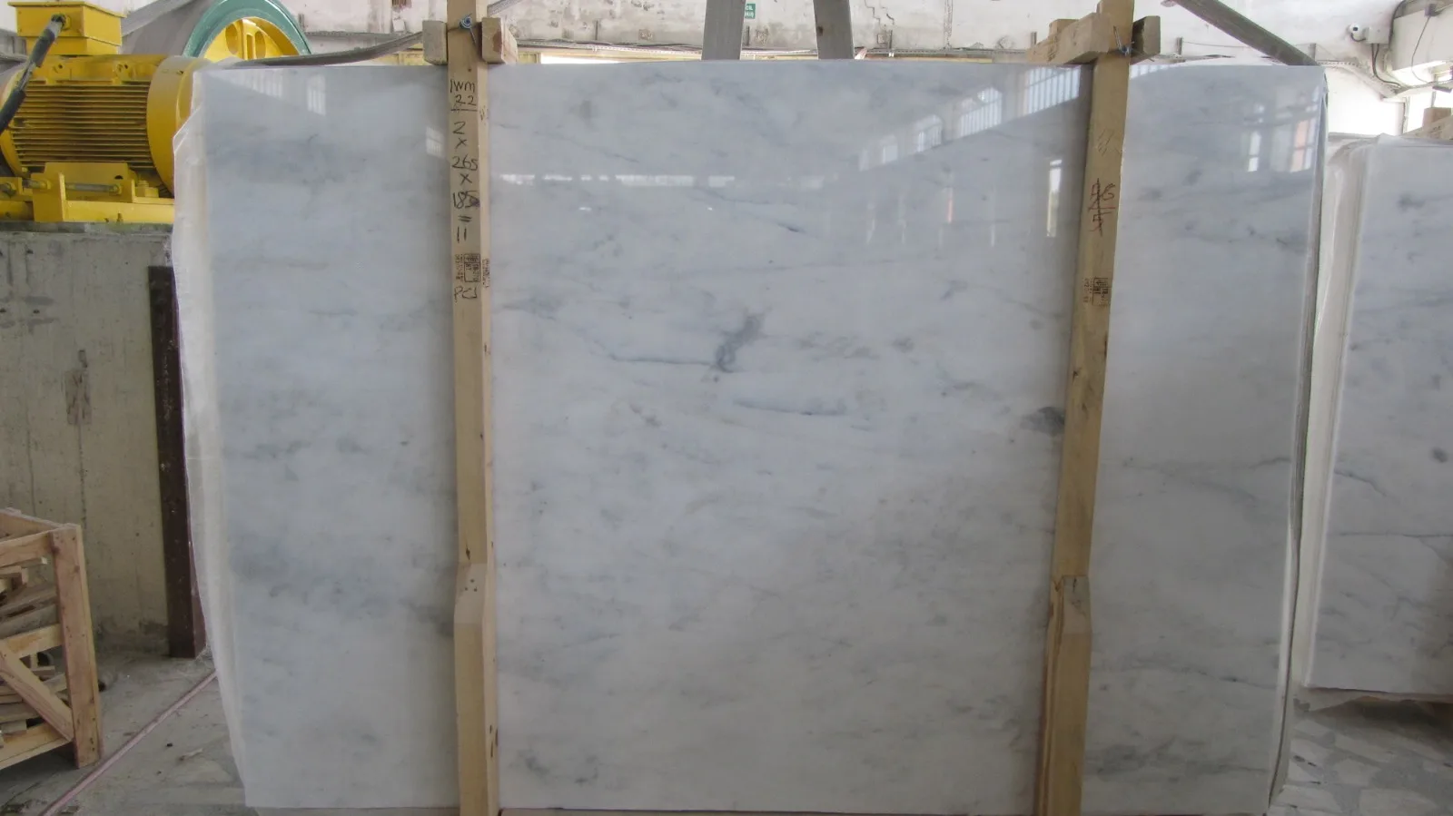 2024 Premium Quality Turkish Carrara Bianco White Marble 2cm Slab Polished Honed Finish for Floor Use Made in Turkey