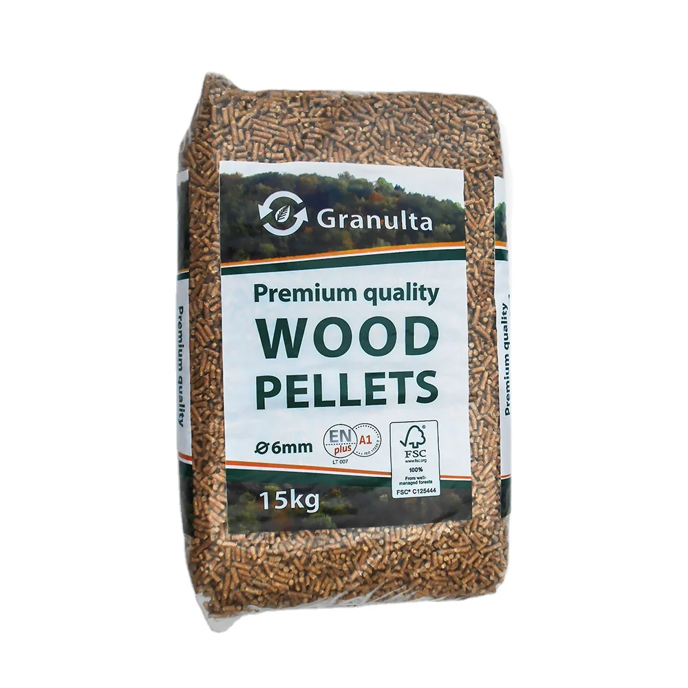 Manufacturer Of Wood Pellets For Sale Pine Wood Pellet 6mm 15KG Bags europe prices cheap shipping from FRANCE worldwide