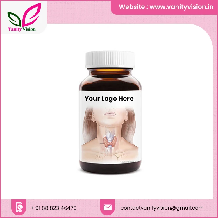 Indian Herbal Supplements for Thyroid Care 60-Capsule Healthcare Supplement Capsule
