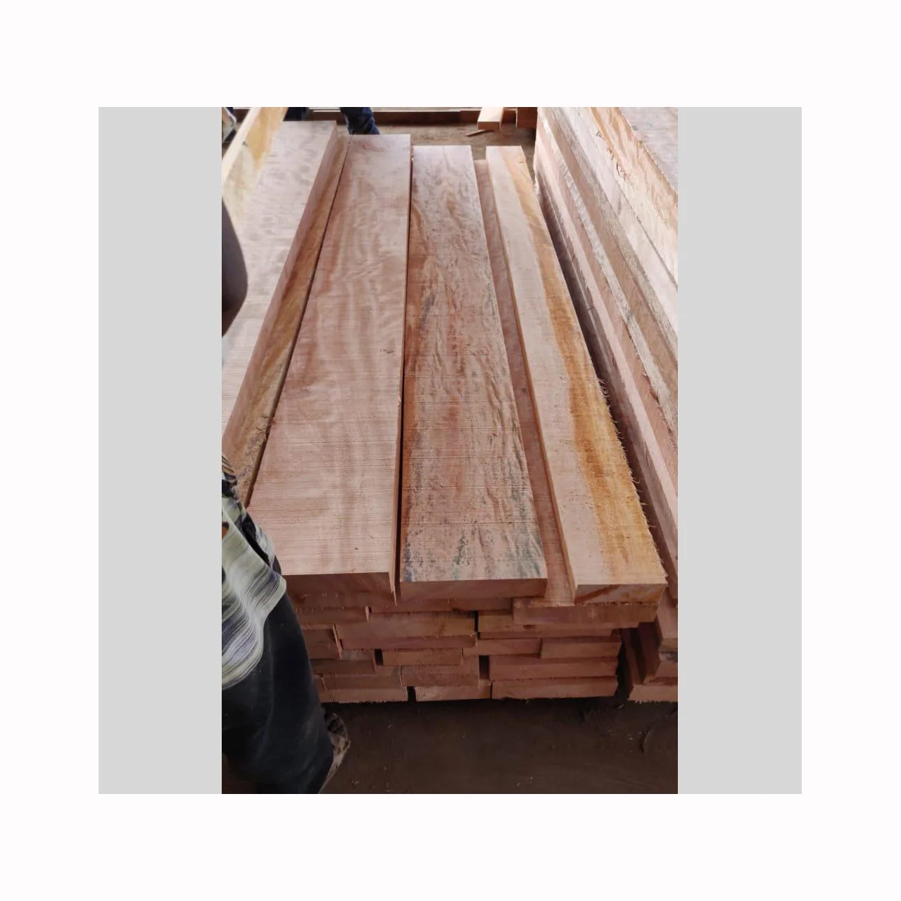 Sawn Timber. Lumber Iroko Wood