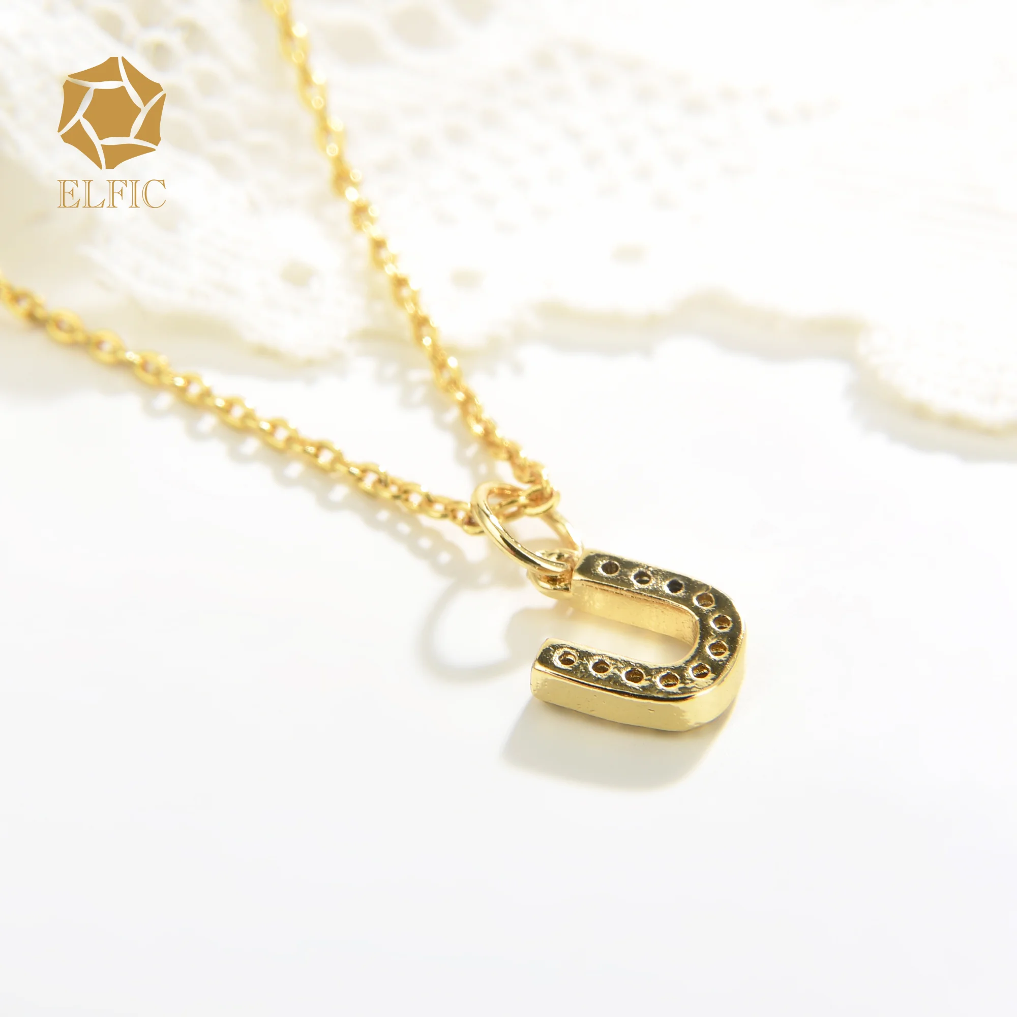 Elfic jewelry fashion jewelry bracelets & bangles bracelet woman stainless steel necklace centenary pendant