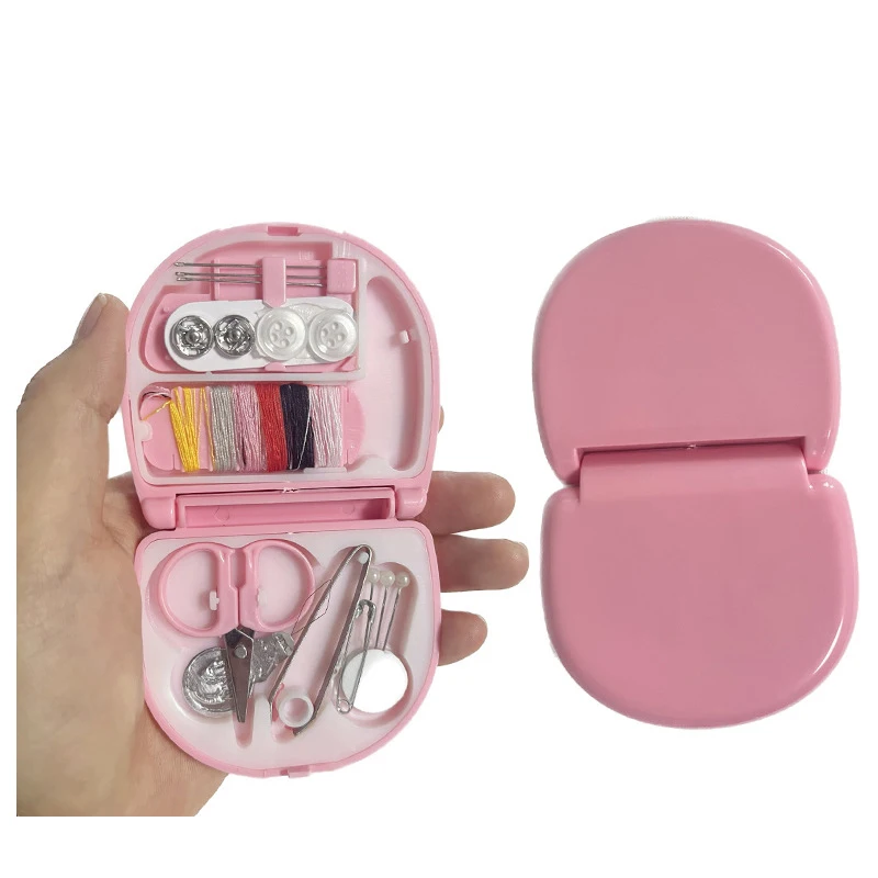 Portable Travel Sewing Kit DIY Needle and Thread Set With Sewing Accessories Mini Sewing Kit Compact Needle and Thread Set
