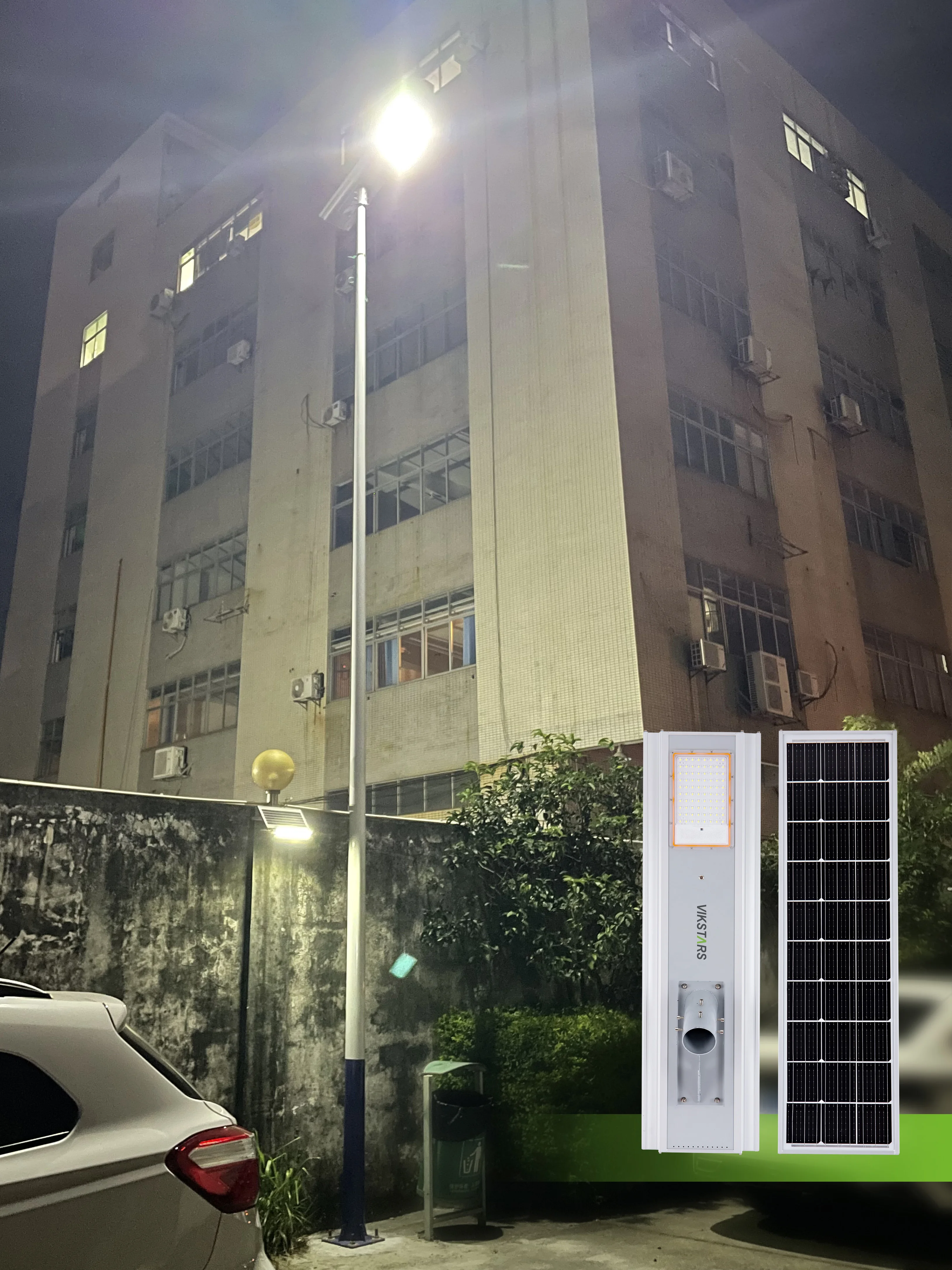 500W 700W Integrated Solar Street Lights With Long Lasting Lithium Battery Remote Control High Bright Solar Street Lamp