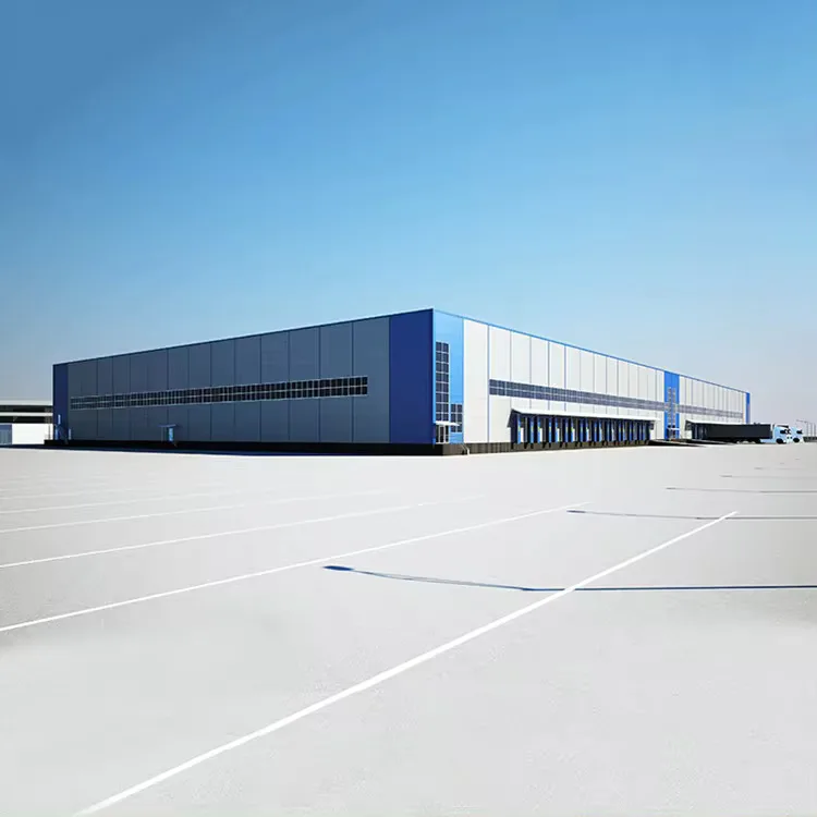 High performance steel structure customized prefab airplane machine equipment hangar warehouse